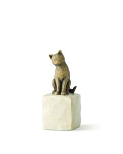 Willow Tree Love my Cat (dark) Figurine